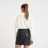 Women’s Real Leather Mini Skirt - Torque Leather